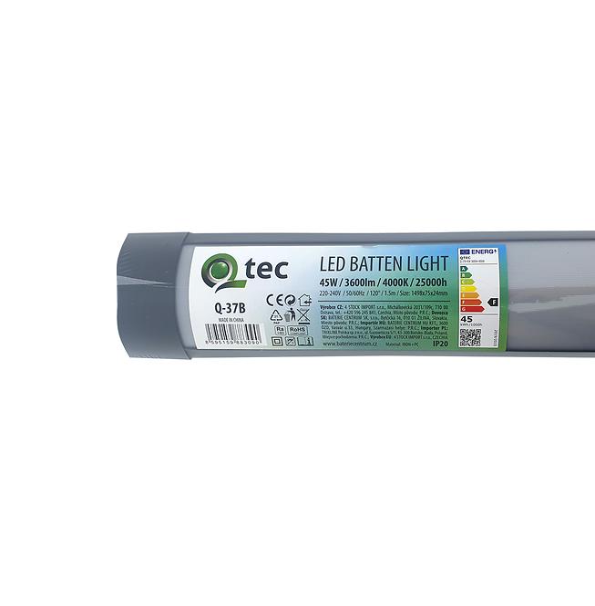 Lineárne svietidlo BATTEN LED čierne 45W Q-37B