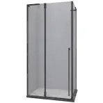 Sprchový kút štvorcový Bravo 90x90x195 black
