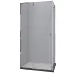 Sprchový kút štvorcový Bravo 90x90x195 chróm