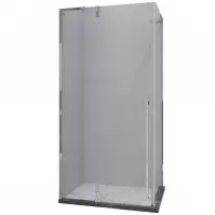 Sprchový kút štvorcový Bravo 90x90x195 chróm