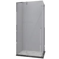 Sprchový kút štvorcový Bravo 90x90x195 chróm