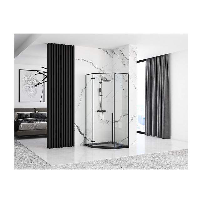 SPRCHOVÁ VANIČKA PIŤUHNÁ DIAMOND BLACK 90X90X5 K8543