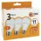 Žiarovka LED QTEC 11W A60 E27 2700K 3PACK