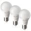 Žiarovka LED QTEC 9W A60 E27 2700K 3PACK,2