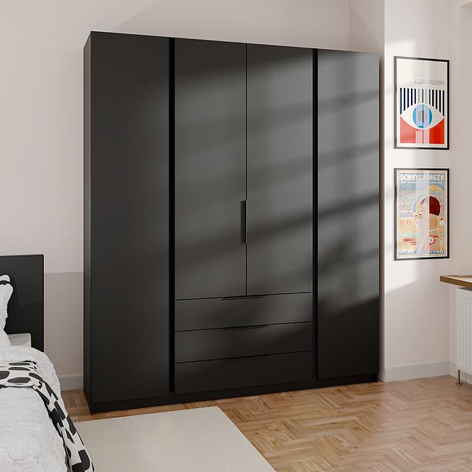 Skriňa Kaja BL/BL 4F 3S,6