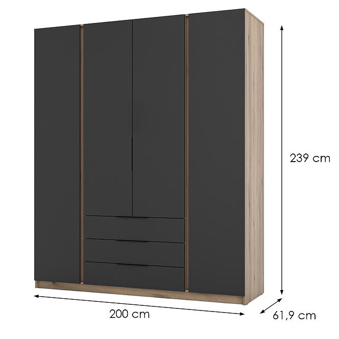 Skriňa Kaja EV/BL 4F 3S,2