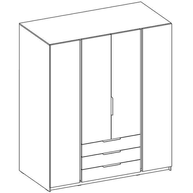 Skriňa Kaja EV/BL 4F 3S,3