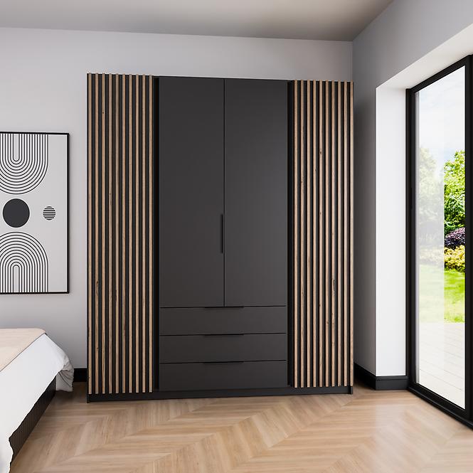 Skriňa Kaja BL/BL-EV 2 LAM 2F 3S,5