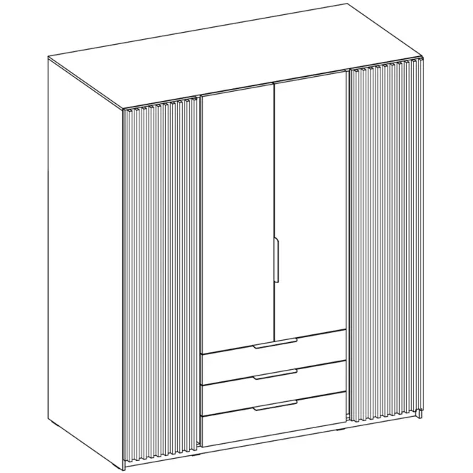 Skriňa Kaja EV/BL-EV 2 LAM 2F 3S,3