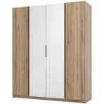 Skriňa Kaja 200 cm so zrkadlom – evoke/evoke, štvordverová