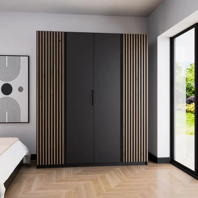 Skriňa Kaja BL/BL-EV 2LAM 2F,6