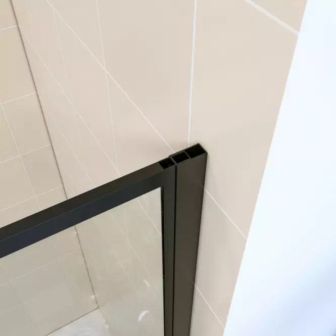 Sprchová stena Walk-In Metro 50x195 black