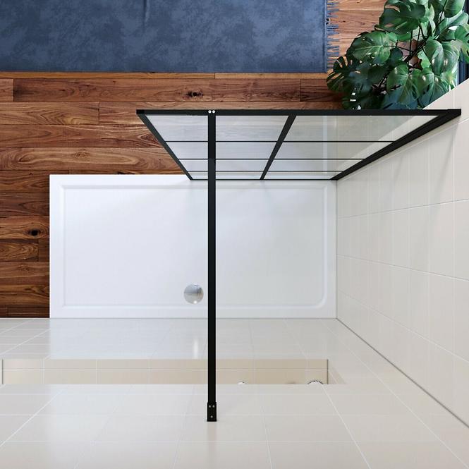Sprchová stena Walk-In Metro 80x195 black