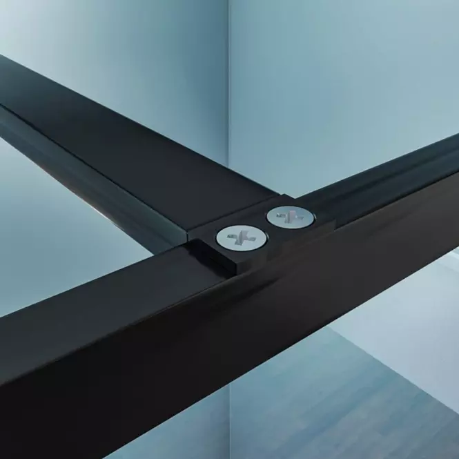 Sprchová stena Walk-In Metro 90x195 black
