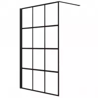 Sprchová stena Walk-In Metro 140x195 black