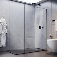 Sprchová stena Walk-In Pik 90x195 chróm