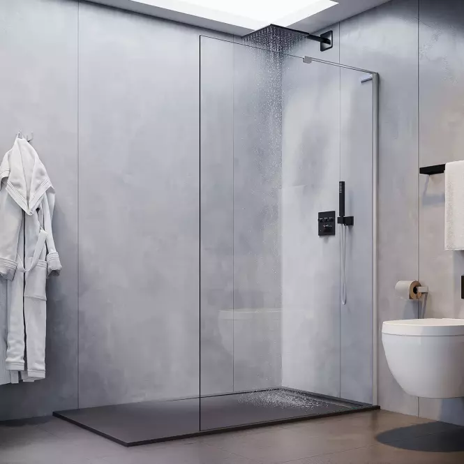 Sprchová stena Walk-In Pik 120x195 chróm