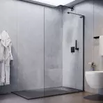 Sprchová stena Walk-In Pik 100x195 black