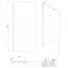 Sprchová stena Walk-In Pik 100x195 black,2
