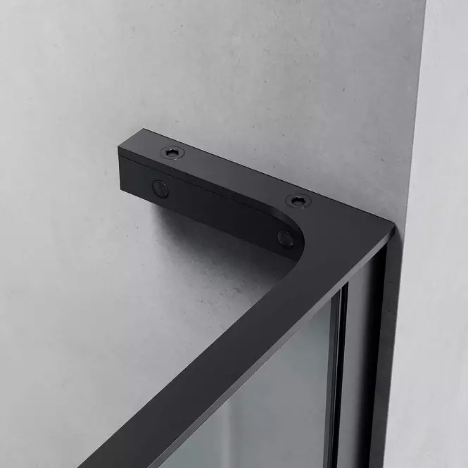 Sprchová stena Walk-In Pik 100x195 black