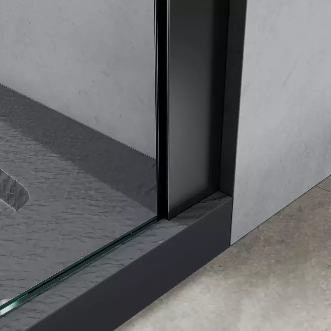 Sprchová stena Walk-In Pik 100x195 black