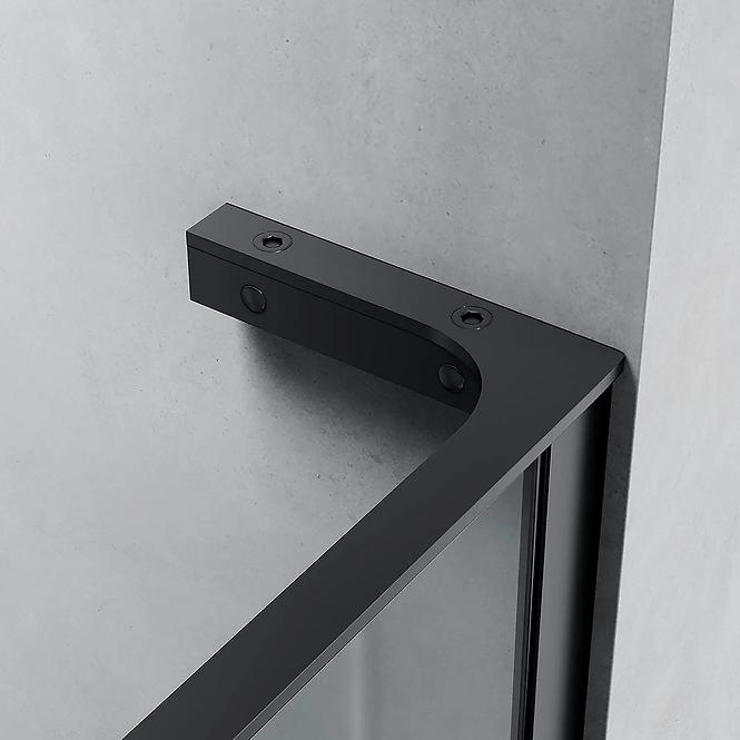 Sprchová stena Walk-In Pik 120x195 black,3