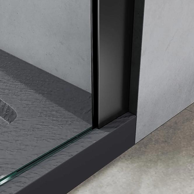 Sprchová stena Walk-In Pik 120x195 black,4