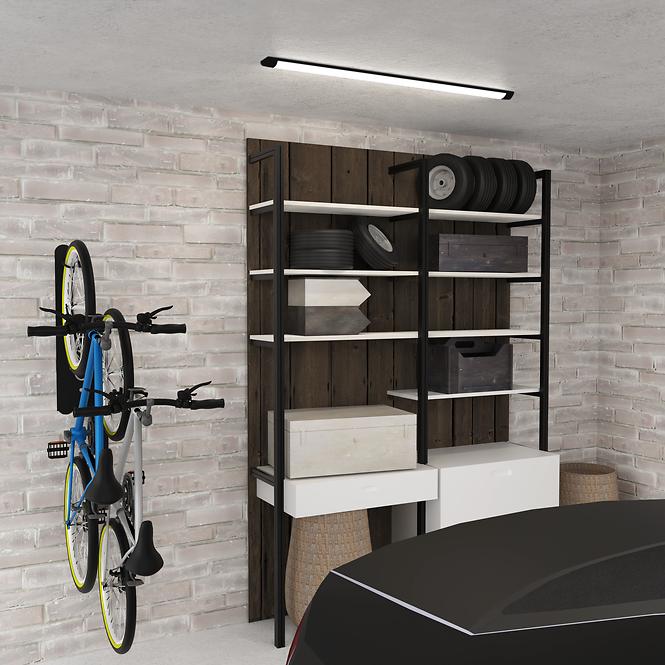 Svietidlo Batten 27W 4000K čierne ML0749