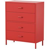 Komoda kovová Carla Modern Red