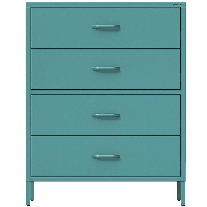 Komoda Kovová Carla Modern Sea Green