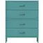 Komoda Kovová Carla Modern Sea Green,3