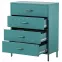 Komoda Kovová Carla Modern Sea Green,4