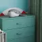 Komoda Kovová Carla Modern Sea Green,10