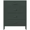 Komoda Kovová Carla Modern Bottle Green,3
