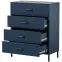 Komoda Kovová Carla Modern Dark Blue,4