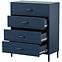 Komoda Kovová Carla Modern Dark Blue,4