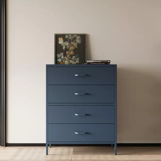 Komoda Kovová Carla Modern Dark Blue