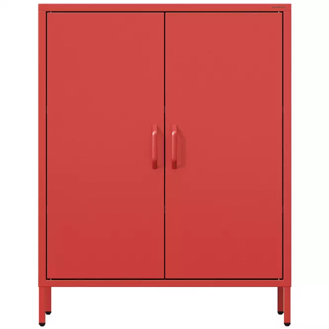 Komoda Kovová Vito Modern Red