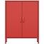 Komoda Kovová Vito Modern Red,3