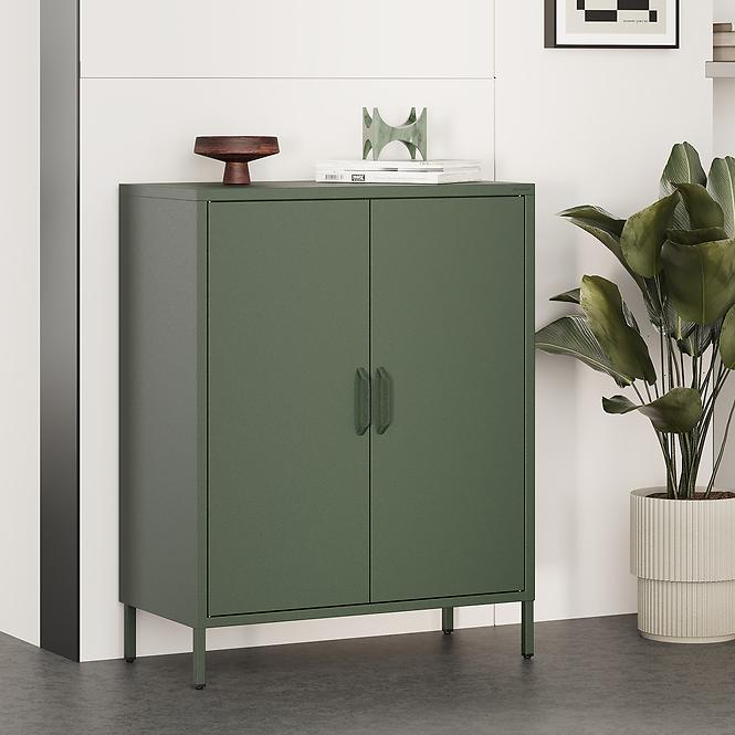 Komoda Kovová Vito Modern Bottle Green