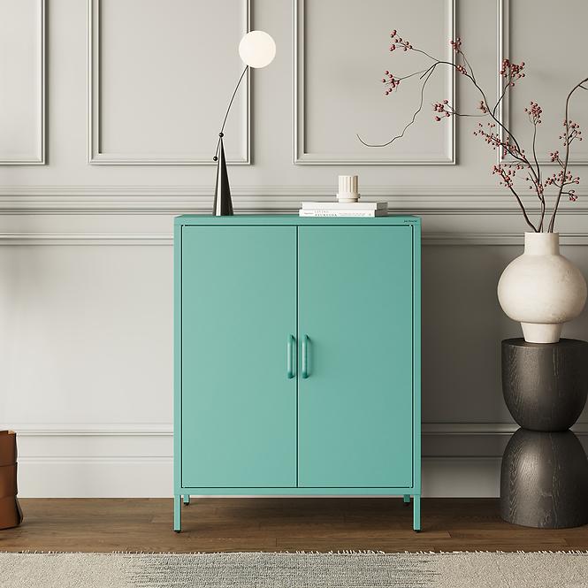 Komoda Kovová Vito Modern Sea Green