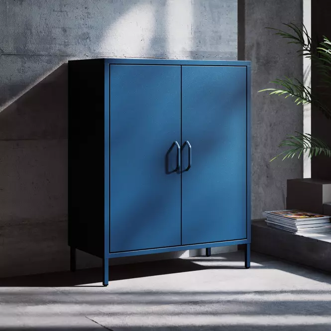 Komoda Kovová Vito Modern Dark Blue