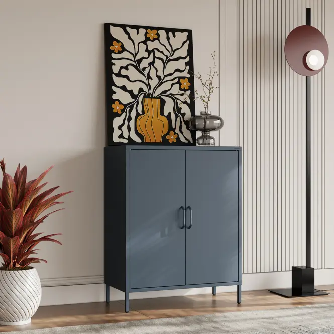 Komoda Kovová Vito Modern Dark Blue,6