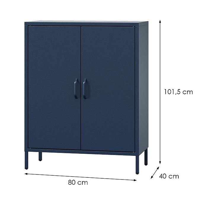 Komoda Kovová Vito Modern Dark Blue