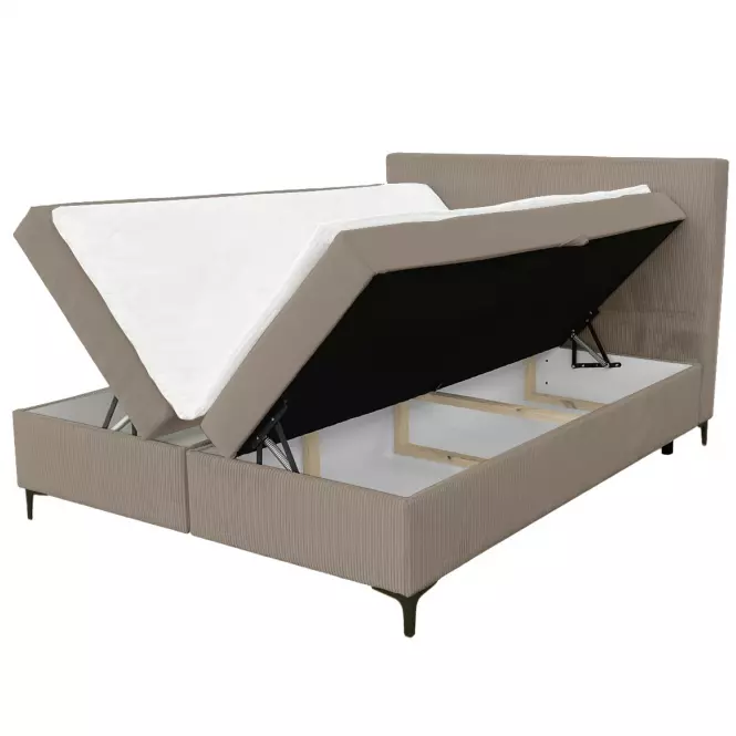 Kontinentálna posteľ Savani 160x200 Poso 2 s topperom,3