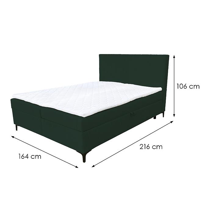 Kontinentálna posteľ Savani 160x200 Poso 14 s topperom