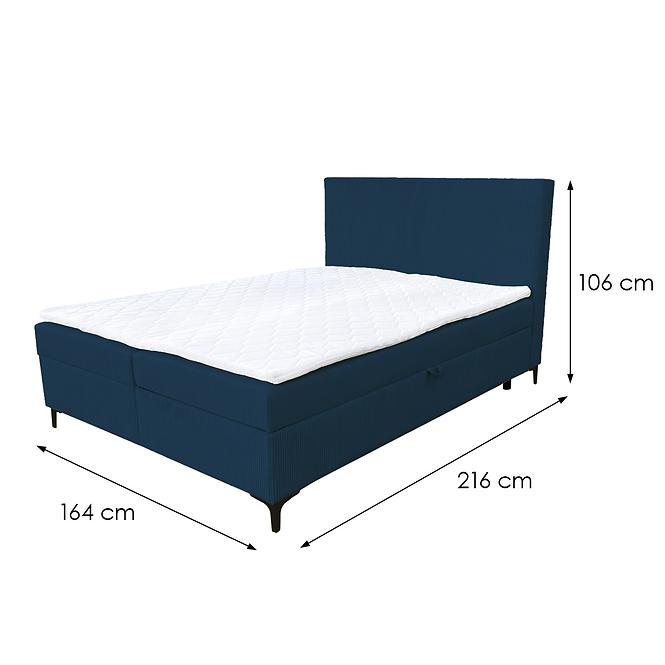 Kontinentálna posteľ Savani 160x200 Poso 5 s topperom