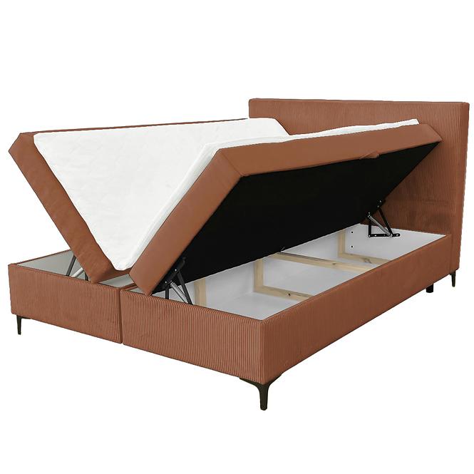 Kontinentálna posteľ Savani 160x200 Poso 41 s topperom,3