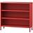 Regál kovový nízky Luca Modern Red