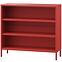 Regál kovový nízky Luca Modern Red